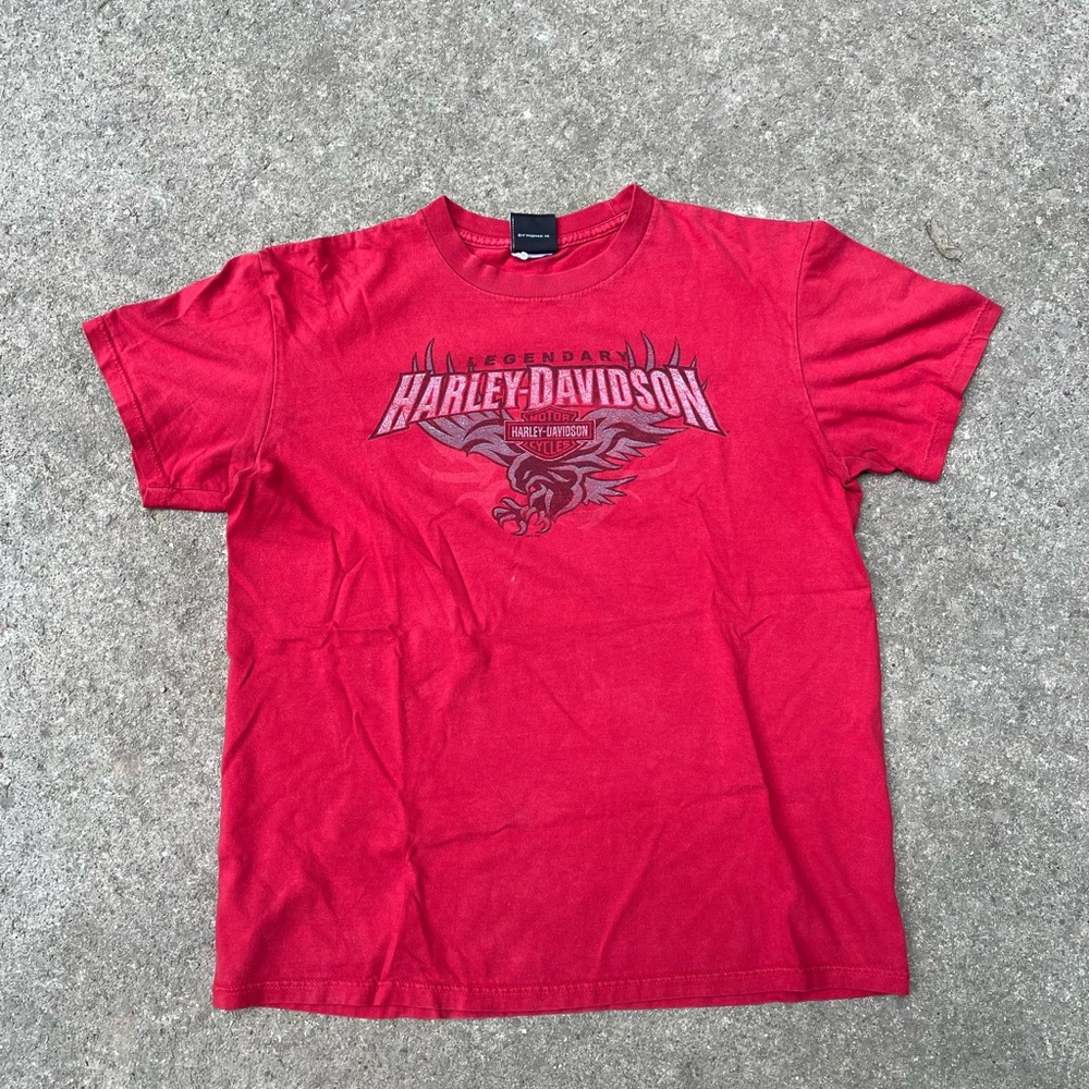 Harley-Davidson Red Short Sleeve Tee